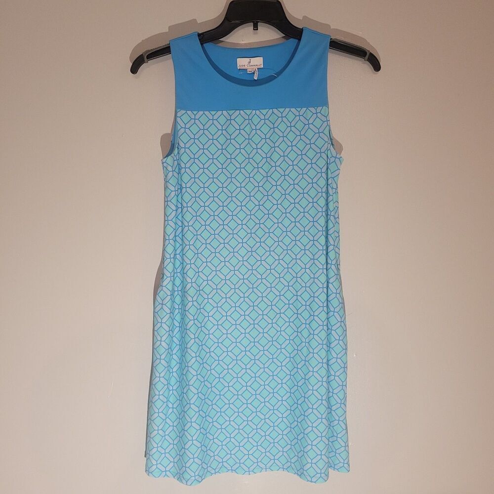 Jude  Connally Size Medium Molly shift‎ dress  sleeveless A-line Made in USA